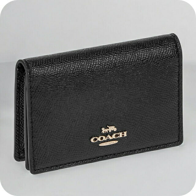 コーチ 名刺入れ レディース ブランド COACH 87731 ブラック 87731-IMBLK-1
