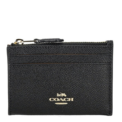 Coach coin case ladies brand COACH leather 88250 IMBLK black