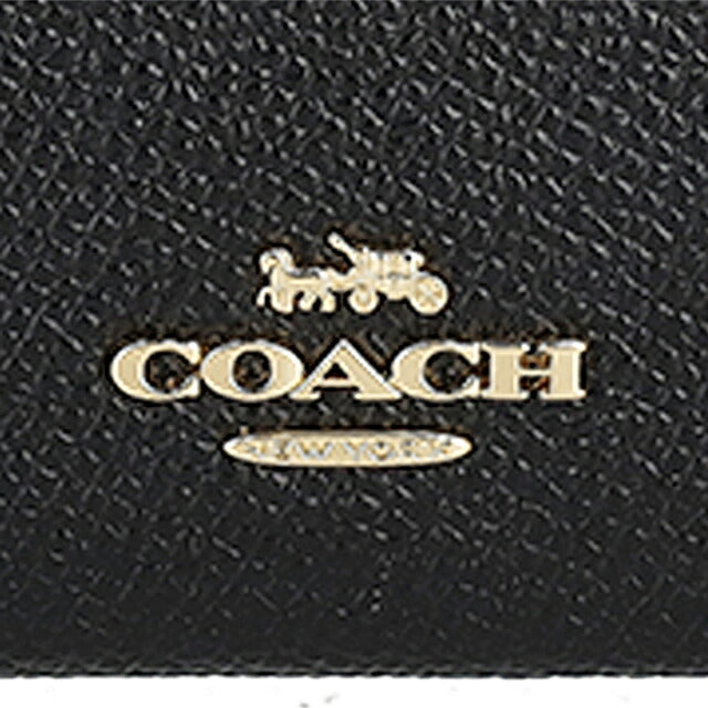 COACH ブラック レザー ケース コーチ コインケース レディース ブランド COACH レザー 88250 IMBLK