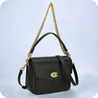 コーチ ハンドバッグ レディース ブランド COACH レザー 88346 B4 BK ブラック 88346-B4-BK