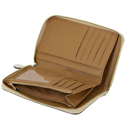 コーチ 二つ折り財布 レディース ブランド COACH シグネチャー 88913 IMDQC 1 ライトカーキ/チョークホワイト 88913-IMDQC-1