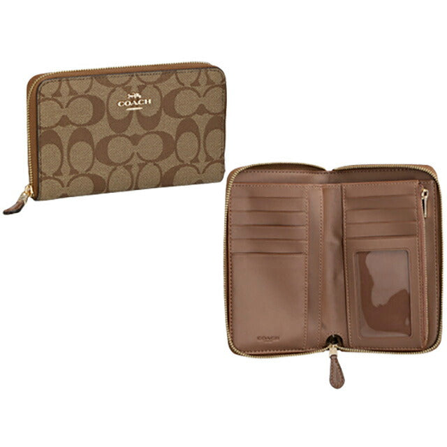 コーチ 二つ折り財布 レディース ブランド COACH シグネチャー