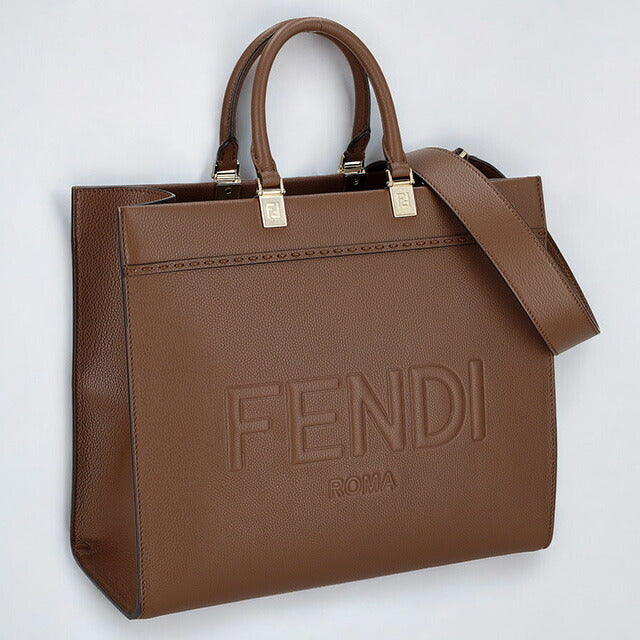 フェンディ トートバッグ レディース ブランド FENDI 8BH3860AQF5 F1NX9 ブラウン 8BH3860AQF5-F1NX9