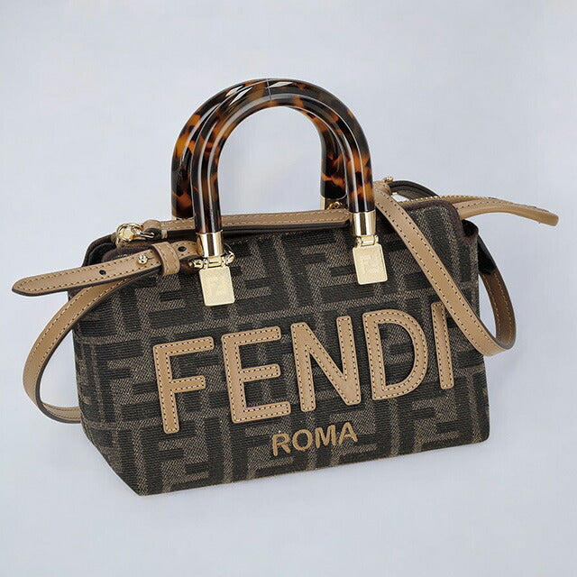 フェンディ ハンドバッグ レディース ブランド FENDI 8BS0670ANX0 F1LMN グレー 8BS0670ANX0-F1LMN