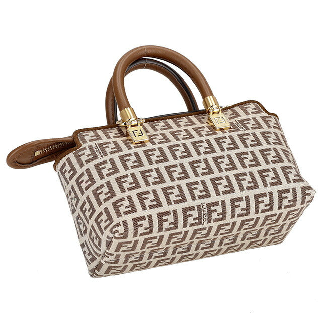 フェンディ ハンドバッグ レディース ブランド FENDI 8BS0670ARBN F1NXB アイボリー/ブラウン 8BS0670ARBN-F1NXB