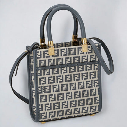 フェンディ ハンドバッグ レディース ブランド FENDI 8BS0920ARBN F1NPH アイボリー/ブルーグレー 8BS0920ARBN-F1NPH
