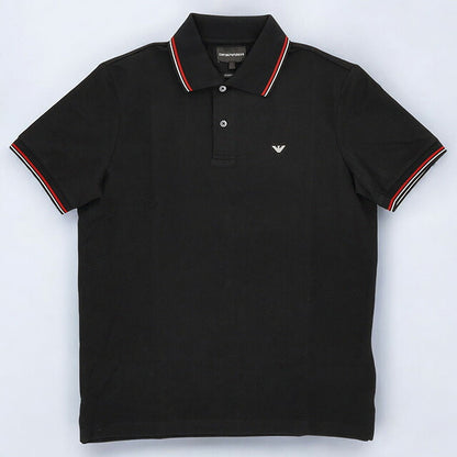 エンポリオ・アルマーニ ポロシャツ メンズ ブランド EMPORIO ARMANI 8N1FB31JPTZ 0999 M ブラック 8N1FB31JPTZ-0999-M