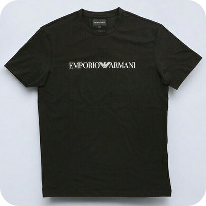 エンポリオ・アルマーニ Tシャツ メンズ ブランド EMPORIO ARMANI 8N1TN51JPZZ 0021 L ブラック 8N1TN51JPZZ-0021-L