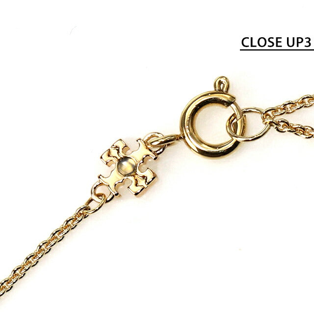 トリーバーチ ネックレス レディース ブランド キラ エナメル ペンダント ニッケルフリー 90549-700 ゴールド アイボリー アクセ 90549-700