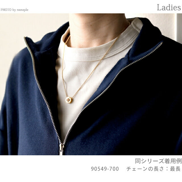 トリーバーチ ネックレス レディース ブランド キラ エナメル ペンダント ニッケルフリー 90549-700 ゴールド アイボリー アクセ 90549-700