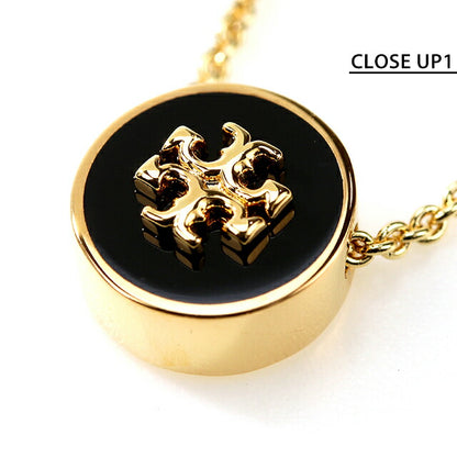 トリーバーチ ネックレス レディース ブランド キラ エナメル ペンダント ニッケルフリー 90549-720 ゴールド ブラック アクセ 90549-720