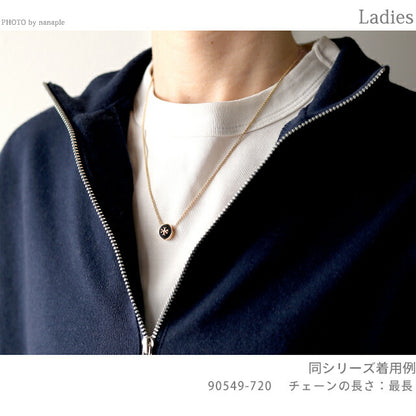 トリーバーチ ネックレス レディース ブランド キラ エナメル ペンダント ニッケルフリー 90549-720 ゴールド ブラック アクセ 90549-720