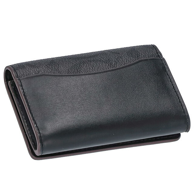 コーチ 名刺入れ メンズ ブランド COACH シグネチャー 91633 QBLWO 1 ブラック 91633-QBLWO-1