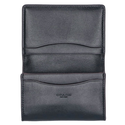 コーチ 名刺入れ メンズ ブランド COACH シグネチャー 91633 QBLWO 1 ブラック 91633-QBLWO-1