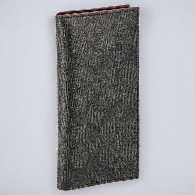 コーチ 長財布 メンズ ブランド COACH シグネチャー 91635 QBLWO 1 ブラック 91635-QBLWO-1