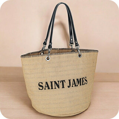 セントジェームス トートバッグ メンズ レディース ブランド SAINT JAMES 9630 ベージュ 9630-EC-NN