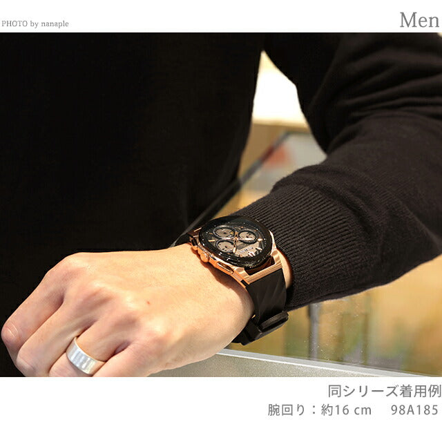 BULOVA ブローバ クロノグラフ ブラック ゴールド 98A185 98A185 ｜ ブローバ(BULOVA) – 腕時計のななぷれ