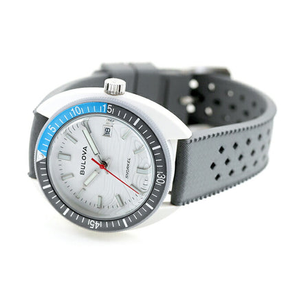 98B449 | Bulova Archives Series Snorkel Gray White Shark Quartz Battery Operated