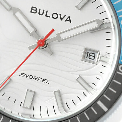 98B449 | Bulova Archives Series Snorkel Gray White Shark Quartz Battery Operated