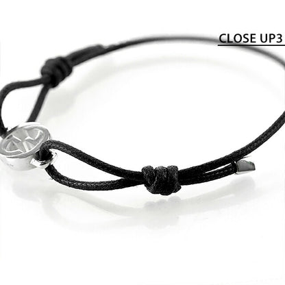 グッチ ブレスレット メンズ レディース ブランド GUCCI インターロッキング ロゴ A002MN JAAFV シルバー ブラック アクセサリー A002MN-JAAFV-8163