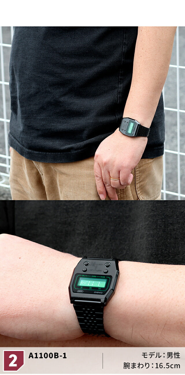 カシオ チープカシオ CASIO プレミアムシリーズ クォーツ 電池式 A1100