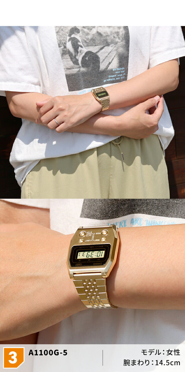 カシオ チープカシオ CASIO プレミアムシリーズ クォーツ 電池式 A1100