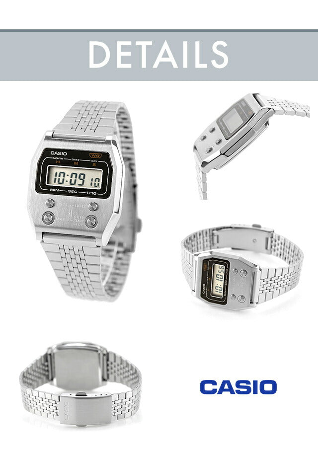 カシオ チープカシオ CASIO プレミアムシリーズ クォーツ 電池式 A1100 海外モデル ユニセックス チプカシ メンズ レディース 腕時計 ブランド デジタル シルバー ブラック ゴールド 黒 選べるモデル おしゃれ 防水 かわいい プレゼント 実用的