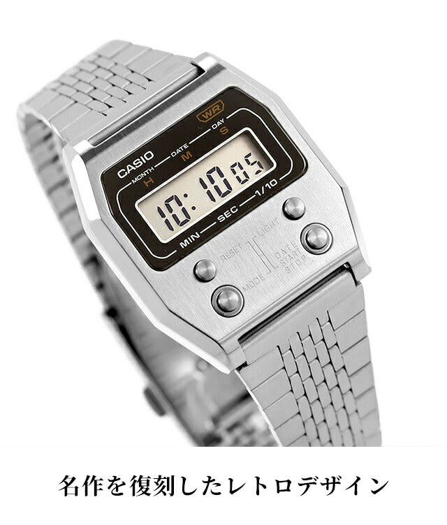 カシオ チープカシオ CASIO プレミアムシリーズ クォーツ 電池式 A1100 海外モデル ユニセックス チプカシ メンズ レディース 腕時計 ブランド デジタル シルバー ブラック ゴールド 黒 選べるモデル おしゃれ 防水 かわいい プレゼント 実用的