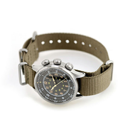 モントルロロイ ミリタリーウォッチ TYPE A-15 Elapsed watch クォーツ 電池式 腕時計 ブランド メンズ M.R.M.W. A15-02GN アナログ A15-02GN