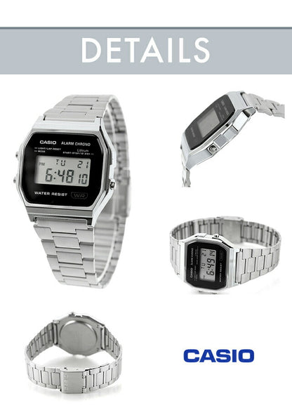 Casio CASIO Classic Quartz Battery Operated A158 Unisex Chipkashi Men&