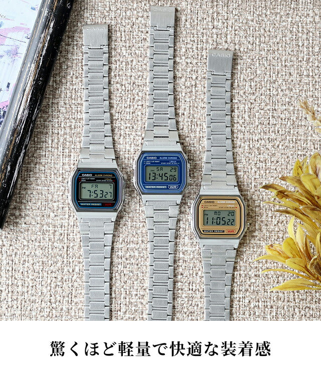 カシオ チープカシオ CASIO クラシック クォーツ 電池式 A158 ユニ