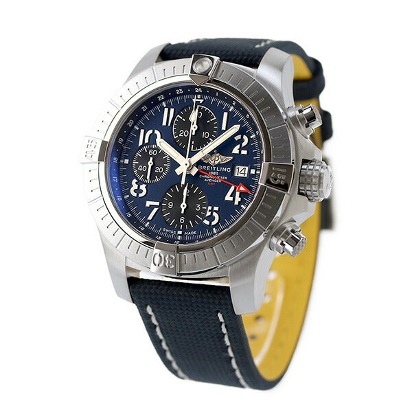 ブライトリング アベンジャー クロノグラフ GMT 45 自動巻き 腕時計 ブランド メンズ クロノグラフ BREITLING A24315101C1X1 アナログ A24315101C1X1