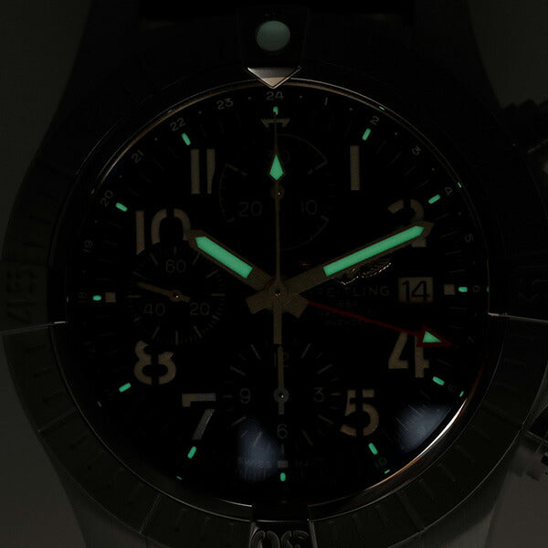ブライトリング アベンジャー クロノグラフ GMT 45 自動巻き 腕時計 ブランド メンズ クロノグラフ BREITLING A24315101C1X1 アナログ A24315101C1X1