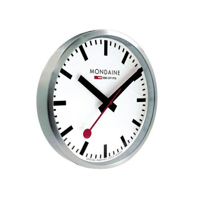 モンディーン クォーツ 電池式 クロック 掛時計 ブランド メンズ レディース MONDAINE アナログ ホワイト ブラック スイス製 選べるモデル A990-CLOCK