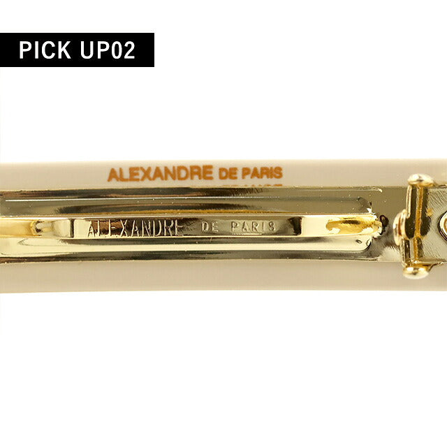 アレクサンドル ドゥ パリ バレッタ レディース ブランド ALEXANDRE DE PARIS ペルル 人工真珠 AA6-16919-05-S ベージュ ヘアアクセサリー AA6-16919-05-S
