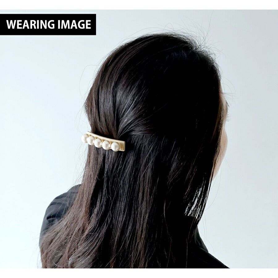 アレクサンドル ドゥ パリ バレッタ レディース ブランド ALEXANDRE DE PARIS ペルル 人工真珠 AA6-16919-05-S ベージュ ヘアアクセサリー AA6-16919-05-S