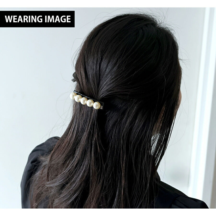 アレクサンドル ドゥ パリ バレッタ レディース ブランド ALEXANDRE DE PARIS ペルル 人工真珠 AA6-16919 ヘアアクセサリー 選べるモデル AA6-16919