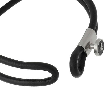 エンポリオアルマーニ EMPORIO ARMANI EGS2212040 イーグルロゴ レザー ブレスレット ブラック/シルバー メンズ アクセサリー ABEA00199M