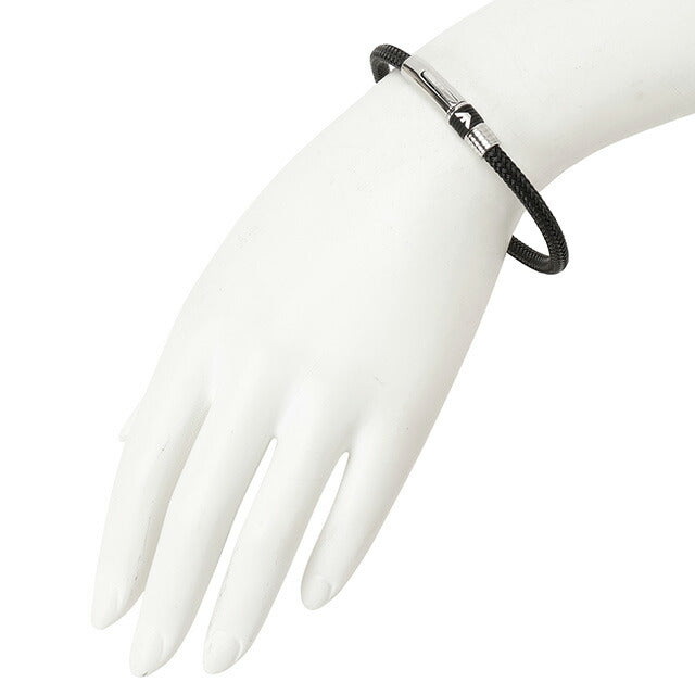 エンポリオアルマーニ EMPORIO ARMANI EGS1624001 / EGS1624001 19 イーグルロゴ ブレスレット ブラック/シルバー メンズ アクセサリー EAGLE LOGO BRACELET ABEA00230M
