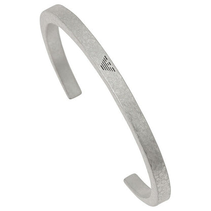 エンポリオアルマーニ EMPORIO ARMANI EGS3039040 イーグルロゴ カフブレスレット バングル シルバー メンズ アクセサリー ABEA00231M