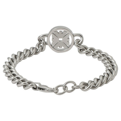 エンポリオアルマーニ EMPORIO ARMANI EGS3041040 イーグルロゴ チェーン ブレスレット シルバー メンズ アクセサリー ABEA00232M