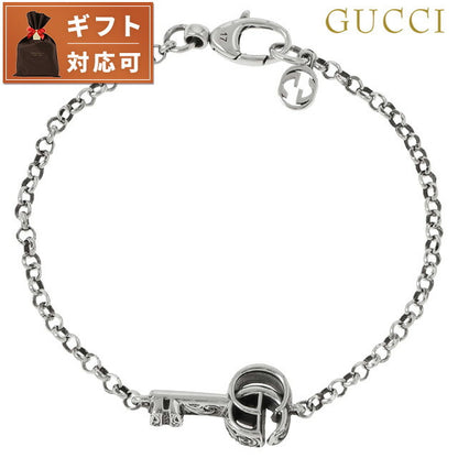 グッチ GUCCI 632207-J8400-0701 18cm ダブルG キー アラベスク エングレービング ブレスレット 18cm レディースアクセサリー メンズ ABGU00472L