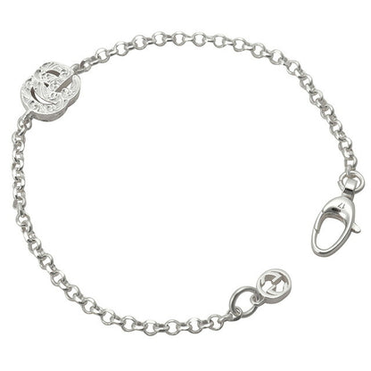 グッチ GUCCI 770756 J8400 8106 18cm GGマーモント ダブルG ブレスレット 18cm シルバー レディース メンズ ユニセックス アクセサリー ABGU00546L