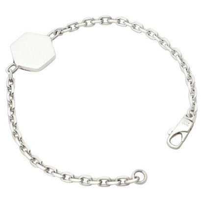グッチ GUCCI 779169 J8400 8106 19cm トレードマーク エングレービング ブレスレット シルバー レディース メンズ アクセサリー ABGU00558L