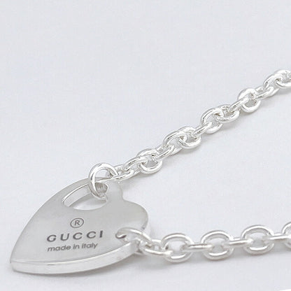 グッチ GUCCI 796301 J8400 8106 17cm トレードマーク カットアウト ハート ブレスレット シルバー レディース アクセサリー TRADEMARK BRACELET ABGU00563L