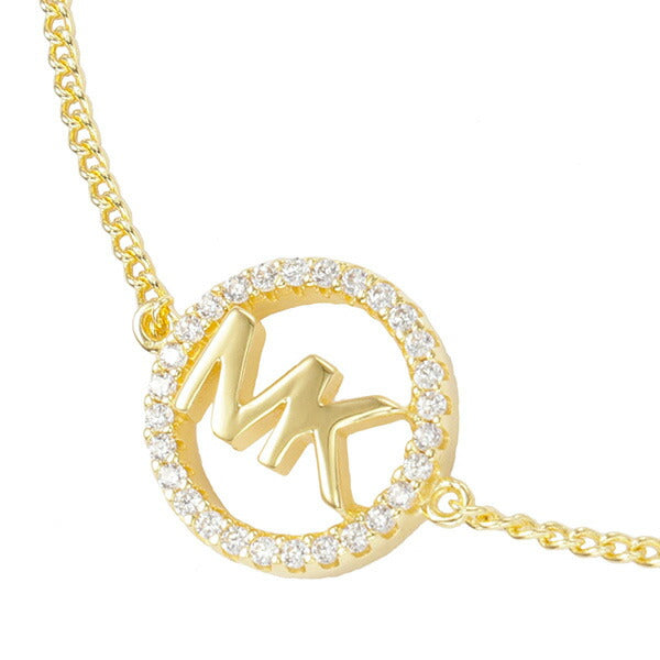 マイケルコース MICHAEL KORS MKC1246AN710 MKロゴ パヴェ サークル スライダー ブレスレット ゴールド レディース アクセサリー ABMK00218L