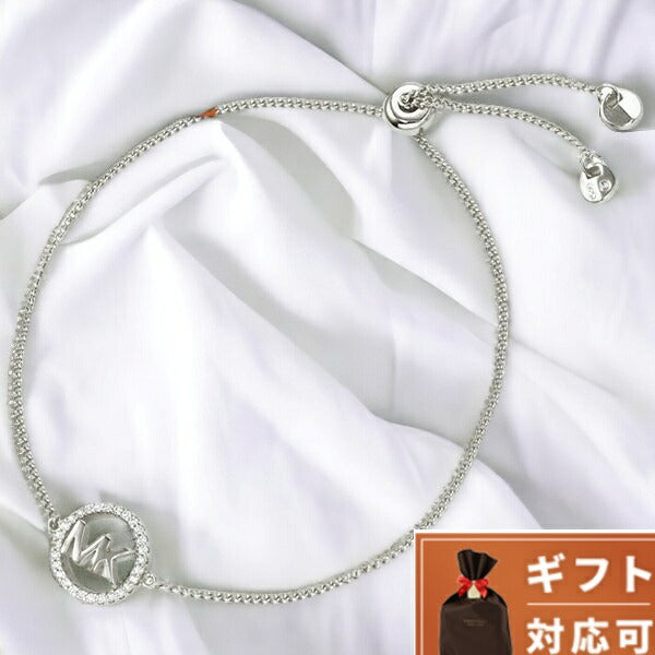 マイケルコース MICHAEL KORS MKC1246AN040 MKロゴ パヴェ サークル スライダー ブレスレット シルバー レディース アクセサリー ABMK00225L
