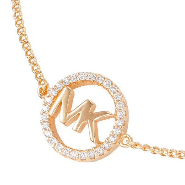 マイケルコース MICHAEL KORS MKC1246AN791 MKロゴ パヴェ スライダー ブレスレット ローズゴールド レディース アクセサリー ABMK00238L