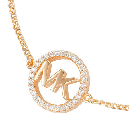 マイケルコース MICHAEL KORS MKC1246AN791 MKロゴ パヴェ スライダー ブレスレット ローズゴールド レディース アクセサリー ABMK00238L