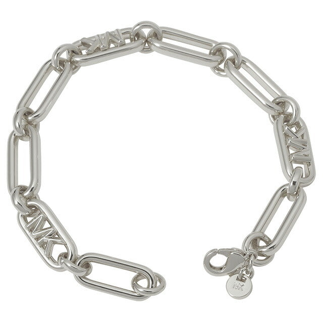 マイケルコース MICHAEL KORS MKJ828500040 エンパイア ロゴ チェーンリンク ブレスレット MKロゴ シルバー レディース アクセ ABMK00267L
